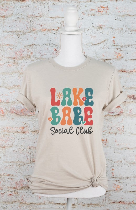 Lake Babe Social Club Bella Canvas Graphic Tee