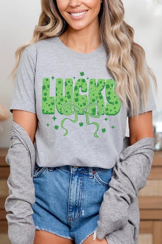 Croquette Lucky Bow Graphic Tee