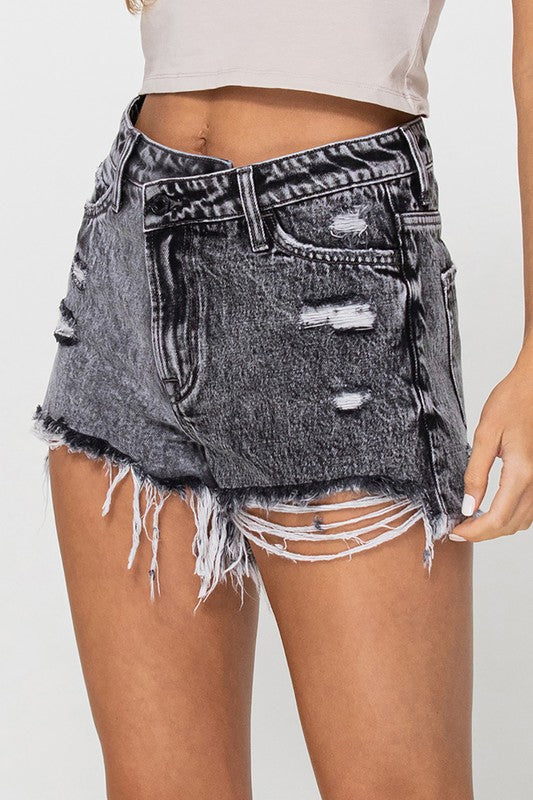 Super High Rise Two Toned Short