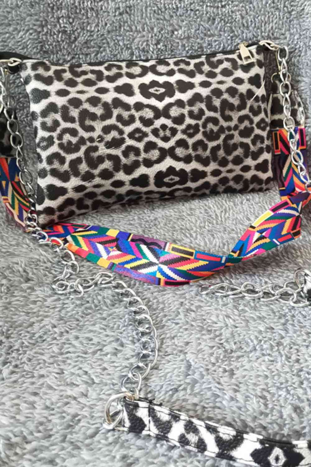Adored Studded PU Leather Shoulder Bag