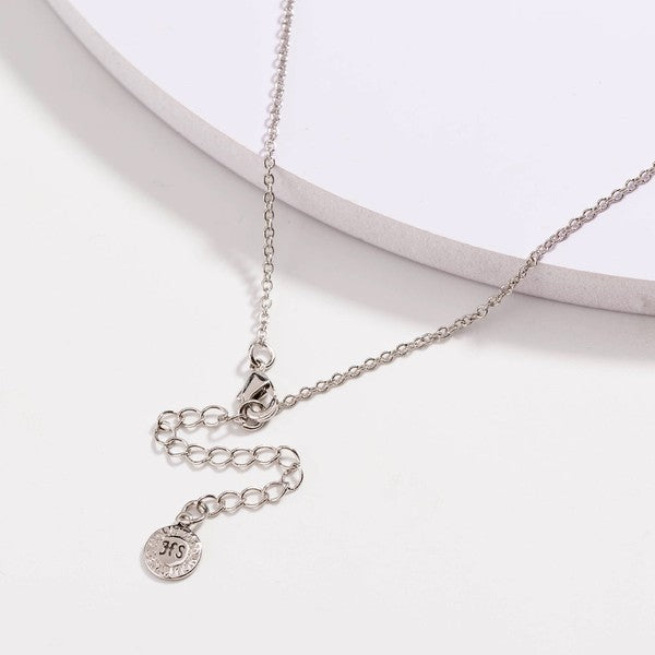 Dainty Black Onyx Beaded Link Necklace for Women