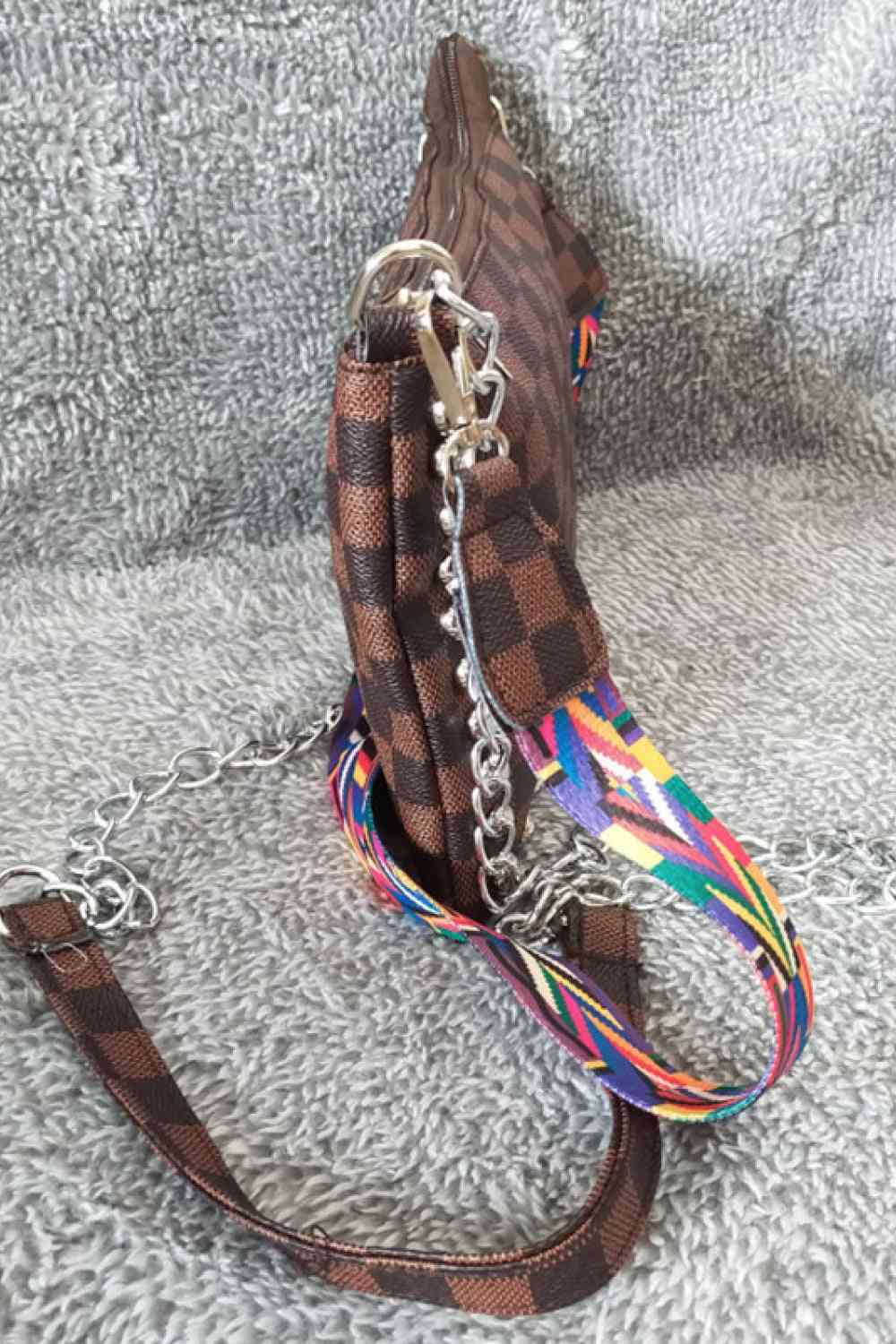 Adored Studded PU Leather Shoulder Bag