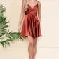 Cowl Neck Open V-Back Babydoll Satin Short Cocktail & Homecoming Dress ACBZ013S_8