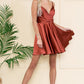 Cowl Neck Open V-Back Babydoll Satin Short Cocktail & Homecoming Dress ACBZ013S_7