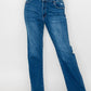 bytos Full Size Cat's Whiskers High Rise Straight Jeans