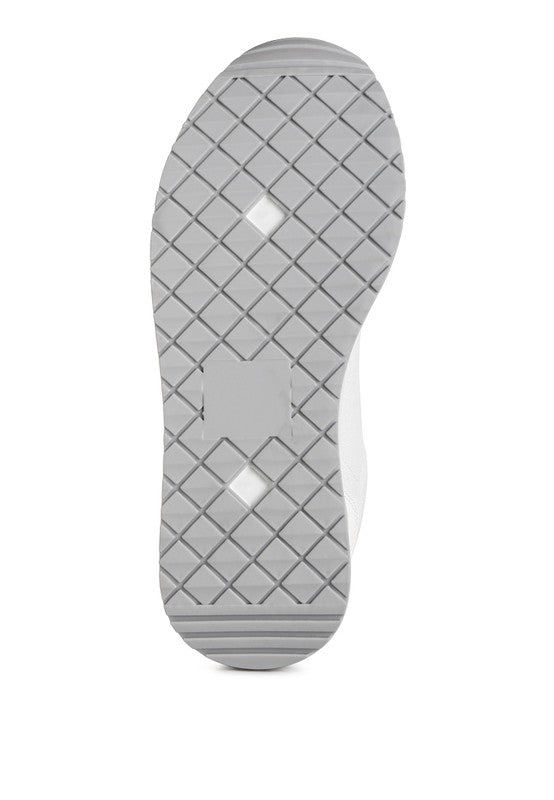 Mailys Metallic Panel Platform Sneakers