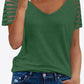 V-Neck Raglan Sleeve Tee