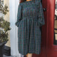 All I Want Hunter Green Plaid Check Woven Pocketed Dress