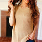 Best In Bold Taupe Dolman Ribbed Knit Sweater Top