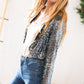 Holiday Sparkle Sequin Cropped Bolero Cardigan