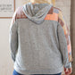 Harvest Ethnic Patchwork Print Kangaroo Pocket Hoodie