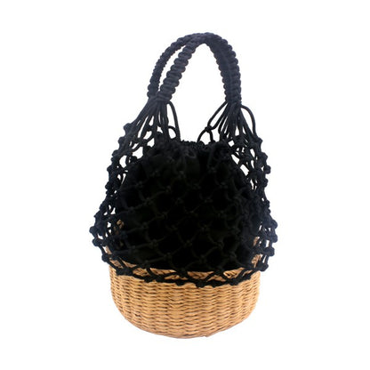 Knitted Basket Bag