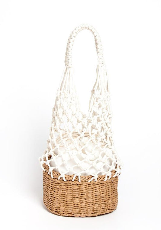 Knitted Basket Bag