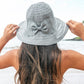 Bow Accent Bucket Sunhat