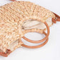 Straw Weaved Swing Clutch