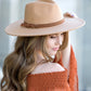 Wide Brim Panama Fedora Hat