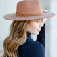 Wide Brim Panama Fedora Hat