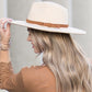 Wide Brim Panama Fedora Hat