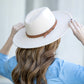 Wide Brim Panama Fedora Hat