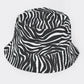 Zebra Print Reversible Bucket Hat