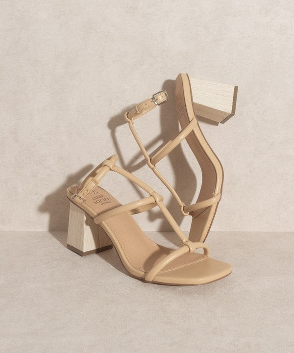 OASIS SOCIETY Sofia - Wooden Heel Sandals