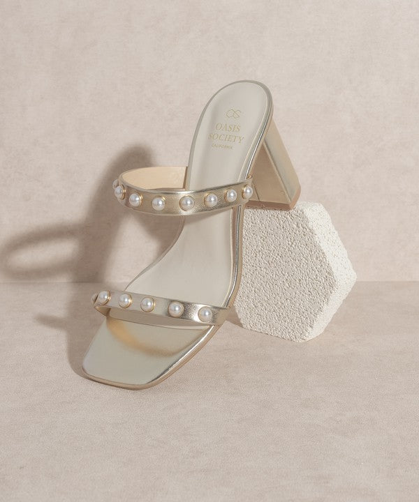 Oasus Society Victoria - Pearl Strap Heel