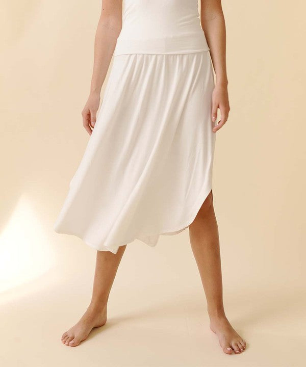 Eco-Friendly Elegance with Our Bamboo Maxi Skirt | Made in USA