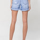 Distressed Boyfriend Shorts W/Cuffs