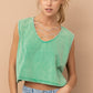 Mineral Washed Rhinestone Tank