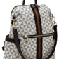 Monogram Striped Convertible Backpack