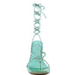 SHEWOLF LACE UP HIGH HEEL SANDALS