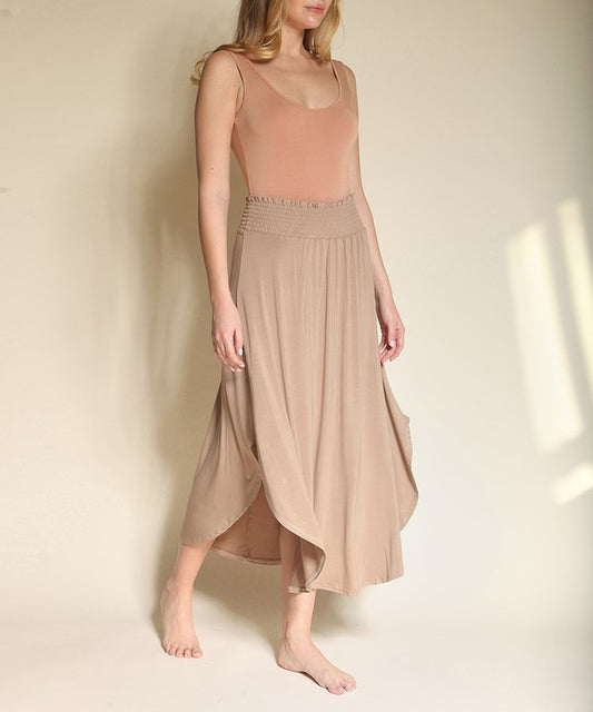 Eco-Friendly Elegance with Our Bamboo Maxi Skirt | Made in USA