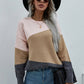 Women's Long Sleeve Round Neck Sweater