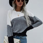 Women's Long Sleeve Round Neck Sweater