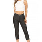 Stretchy, pull up, capri jeggings
