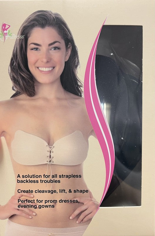 Lace-Up Adhesive Sticky Bra