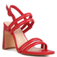 AVIANNA Slim Block Heel Sandal