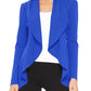 Solid, Waist Length Blazer