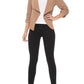 Casual, Solid, Waist Length, Blazer Jacket