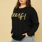 Plus Size Cheers Pullover Sweater