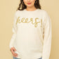 Plus Size Cheers Pullover Sweater