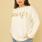 Plus Size Cheers Pullover Sweater