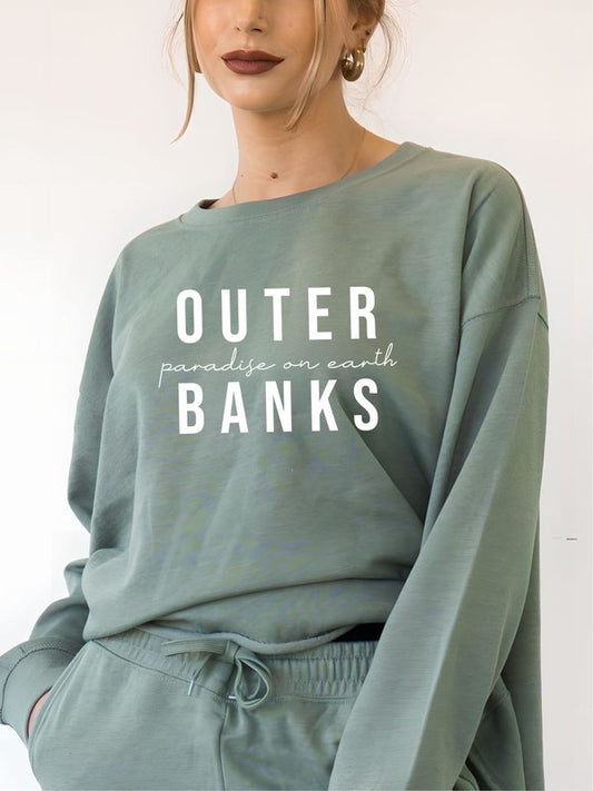 Outer Banks Beach Fleece Crewneck Sweatshirt