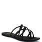 SWEETIN Strappy Flat Slip On Sandals