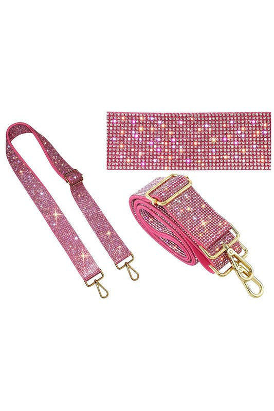 Rhinestone Guitar Strap - 1.5 Inches