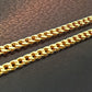 Real Gold Dipped Braided Chain Necklace
