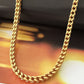 Real Gold Dipped Braided Chain Necklace
