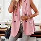 Double breasted blazer vest