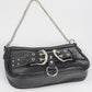 Vegan Leather Convertible Studded Shoulder Bag