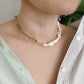Chain And Shell Pearl Necklace